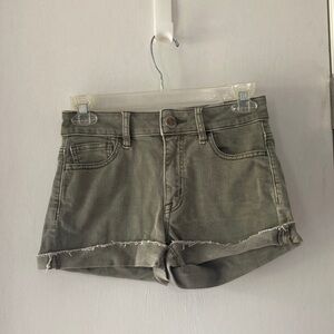 American Eagle Outfitters Olive Jean Shorts
